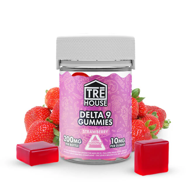 TRĒ House Strawberry Delta 9 THC Gummies, Delta 9 THC gummy, hemp-derived Delta 9, high-quality Delta 9 edibles, fruity THC gummies, strawberry THC gummies, adult use Delta 9, legal THC gummies, Delta 9 THC candy, potent THC gummies, Delta 9 THC edible, euphoric Delta 9 gummies, relaxation THC gummies, head buzz THC gummies, body buzz THC gummies, mildly trippy THC gummies, Delta 9 gummy dosage, TRĒ House THC gummies, Delta 9 THC 10mg, Strawberry THC edible, Delta 9 THC effects, Delta 9 THC high, Delta 9 THC recreational, Delta 9 THC experience, Delta 9 THC online, Delta 9 THC purchase, Delta 9 THC adult use, Delta 9 THC compliance, Delta 9 THC safe use, Delta 9 THC flavor, fruity THC candy, Delta 9 THC premium, Delta 9 THC quality, Delta 9 THC potent, Delta 9 THC chewables, Delta 9 THC vegan, Delta 9 THC gluten-free, Delta 9 THC gummies online, Delta 9 THC topicals, Delta 9 THC collection, TRĒ House gummies, Delta 9 THC USA, Delta 9 THC UK, Delta 9 THC Europe, Delta 9 THC 10mg per serving, Delta 9 THC sweets, Delta 9 THC edible candy, Delta 9 THC psychoactive, Delta 9 THC dosage guidance, Delta 9 THC effects duration, Delta 9 THC mind buzz, Delta 9 THC body effects, Delta 9 THC mood elevation, Delta 9 THC edibles experience, Delta 9 THC safe adult, Delta 9 THC legal hemp, Delta 9 THC candy online, Delta 9 THC premium quality, Delta 9 THC candy for adults, Delta 9 THC chewable candy, Delta 9 THC product image, Delta 9 THC buy online, Delta 9 THC fast shipping, Delta 9 THC potency, Delta 9 THC high quality, Delta 9 THC best gummies, Delta 9 THC safe consumption,